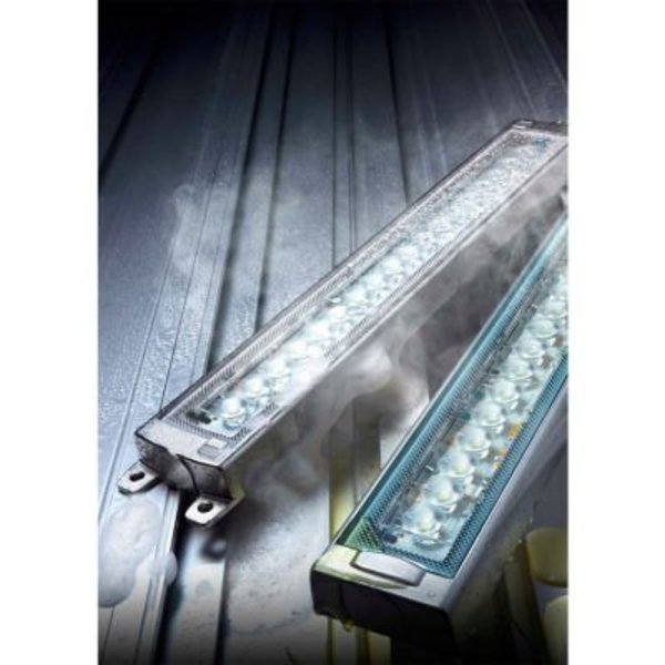 Patlite Usa Corporation Patlite CLK2S-24AAG-CD Industrial LED Machine Light, 200mm long W/3m Cable, Tempered Glass, DC24V CLK2S-24AAG-CD